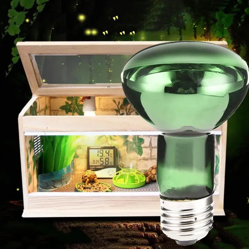 25W/50W/75W/100W Turtle Basking Spotlight E27 UV Reptile Heat Bulb Lamp
