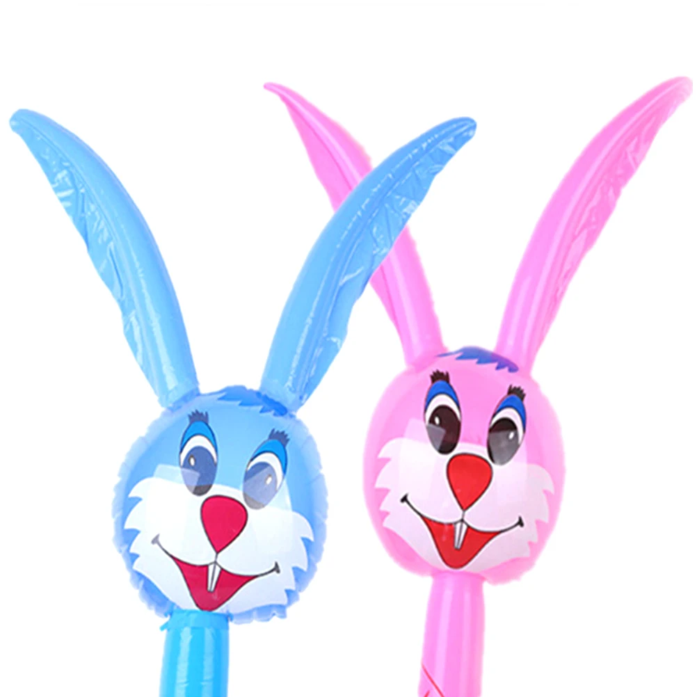 

1 Piece Cartoon Inflatabel Animal Long Inflatable Hammer Children Toys No Wounding Weapon Stick