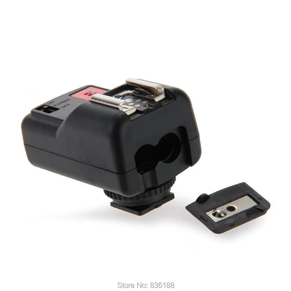 JINTU PT-04 4 Channels Slave Wireless Studio Flash Trigger W/ 2 Receivers For Canon NIKON 430EX 550EX 580EX SB900 SB800 SB600