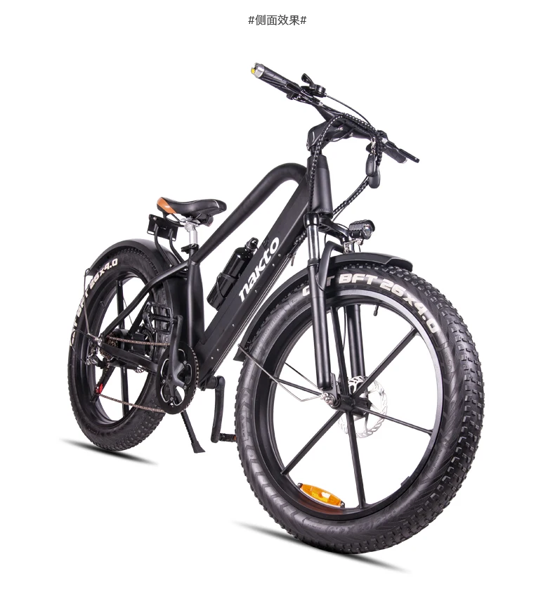 26 дюймов fat ebike 48V400W Электрический горный велосипед литиевая батарея снег пляж 4,0 fat tire Электрический велосипед SHIMANO7SPEED