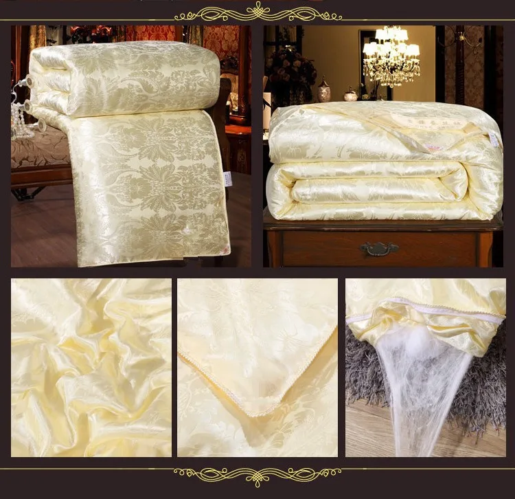 Высокое качество шелковые одеяла толстые зимние одеяло/одеяло хлопок крышка Король Королева Твин Полный размер