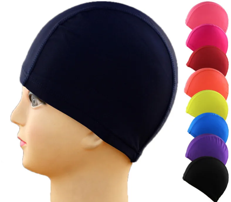 1 шт., одноцветные спортивные ультратонкие шапочки для купания, защищающие уши, Длинные приспособления для плавания