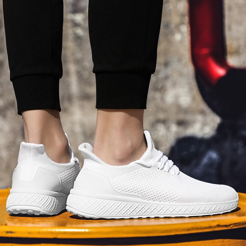 Günstig 2019 heißer Außen Bequeme Laufschuhe Für Männer Atmungs Jogging Schuhe Sportschuhe Männlichen Leichte Turnschuhe Trainer