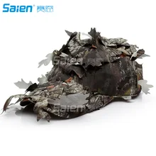 Камуфляжная 3D листовая шляпа-ведро охотничья Военная камуфляжная кепка Охотник Снайпер Ghillie Панамы регулируемые джунгли куст шляпа