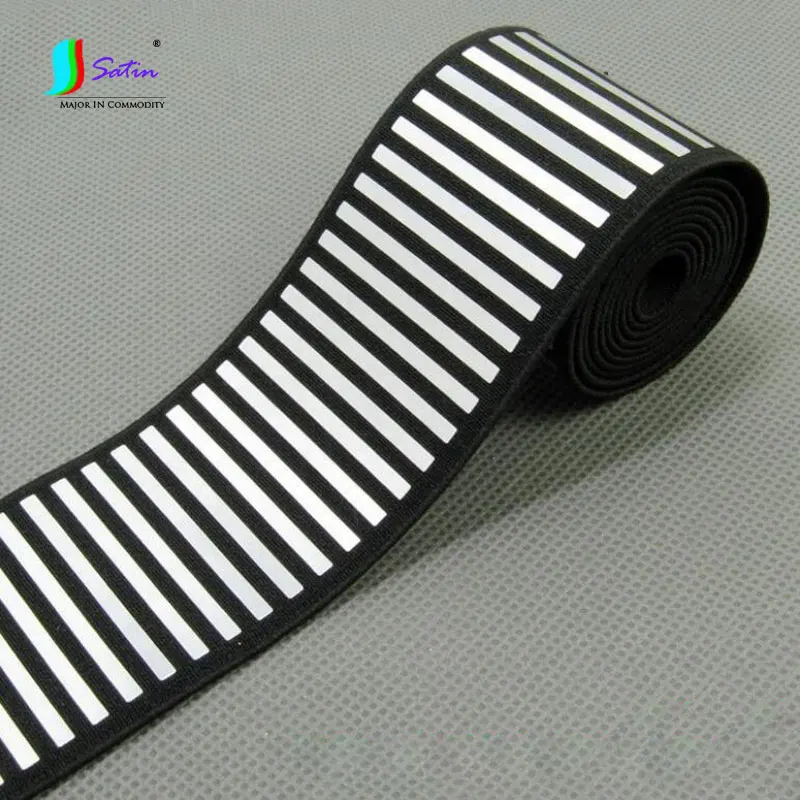 

Width 4-5cm Gold,Silvery,Black Mirror Reflective Elastic Band,Shoe,Clothes Sewing Decoration Glittering Elastic Band S0028L