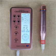 Электрический цифровой Премиум charmandt 2 Перманентный макияж ручка для брови губы тела татуировки косметические наборы макияж картридж иглы