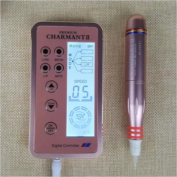 

Electric Digital PREMIUM CHARMANT 2 Permanent Makeup Pen For Eyebrows Lips Body Tattoo Cosmetic Kits Make Up Cartridge Needles