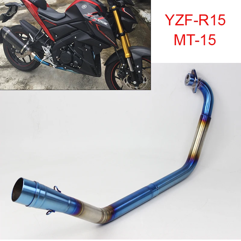 For YAMAHA YZF R15 MT 15 2008 2017 Motorcycle Scooter Exhaust Middle