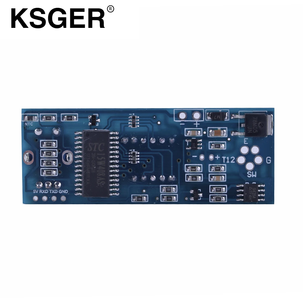 KSGER T12 DIY паяльная станция STC светодиодный набор GX12-5PIN цифровой регулятор температуры для паяльников Hakko T12