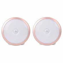 Adeeing 2 шт. usb зарядка датчик движения светодиодный ночник индукция человеческого тела стенное бра прикроватная лампа для шкаф для прихожей лестницы