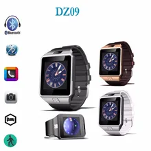 men women sport wristwatch Wearable Devices DZ09 bluetooth smartwatch for android phone support SMI TF