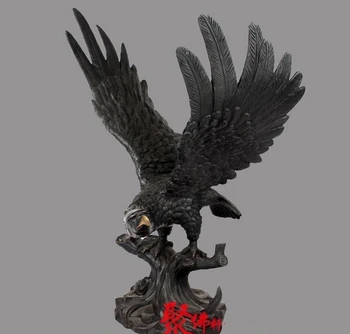 

15 China Bronze Copper Home Decoration Sculpture Fengshui Eagle Hawk Bird Statue