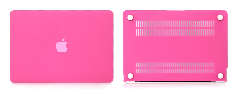 Бесплатная доставка хит продаж жесткий матовый чехол розового цвета для Apple Macbook