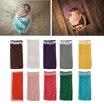

Stretch Newborn Photography Wraps Swaddle Baby Photo Props Photography Blankets