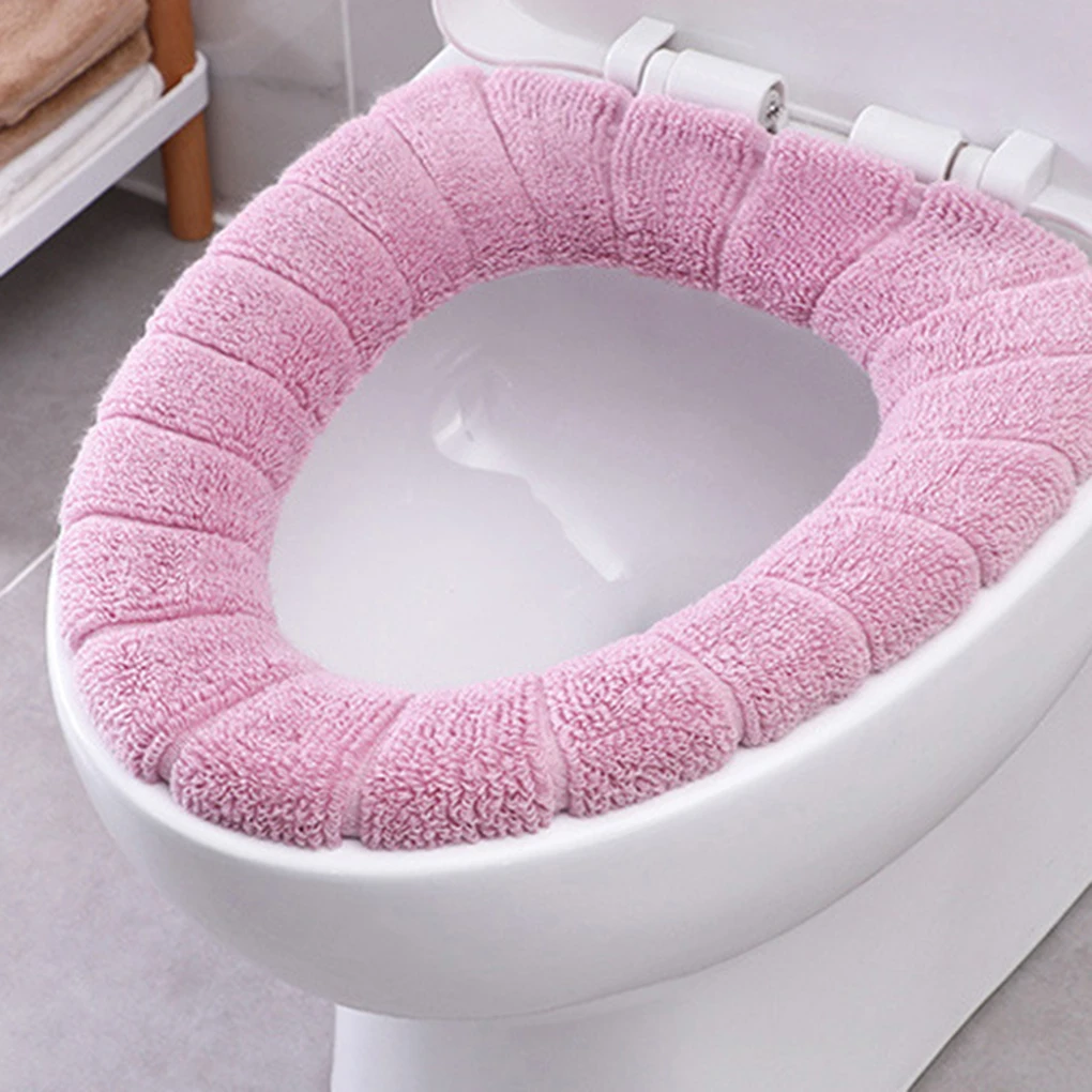 Ванная комната мягкий толстый теплый растягивающийся моющийся тканевый чехол для сиденья унитаза