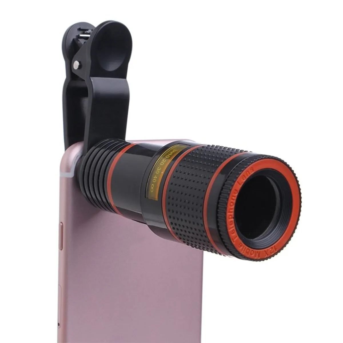 12x Optical Zoom HD Monocular Mobile Telescope Lenses