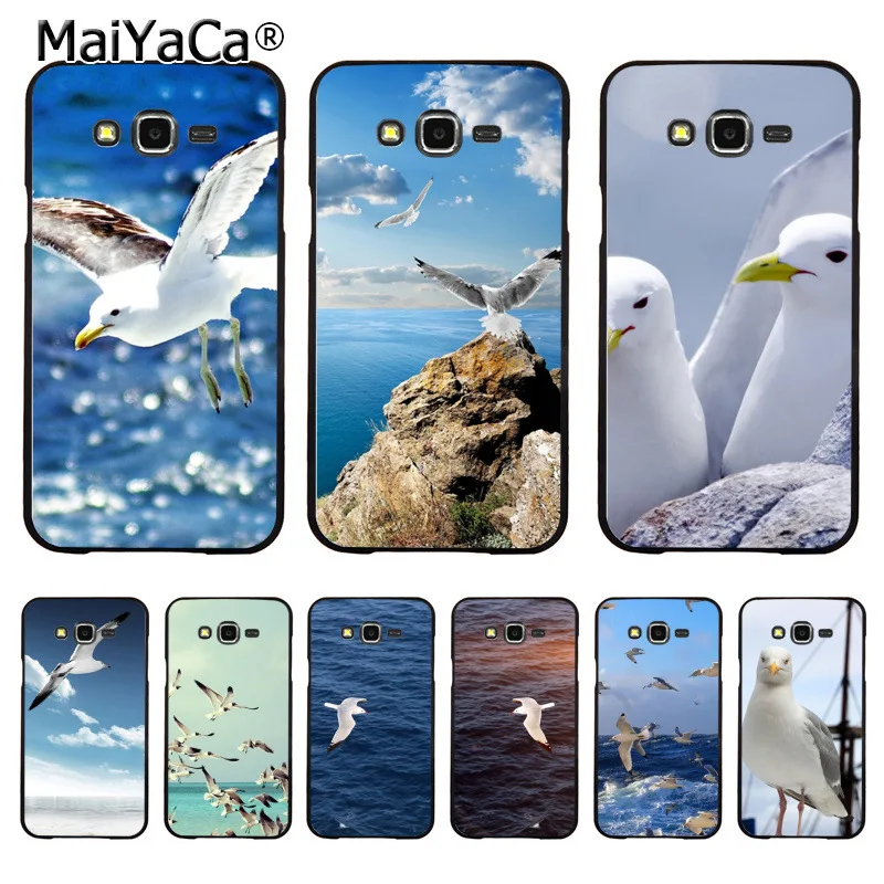 MaiYaCa ocean Seagull bird New Personalized Phone Accessories case for samsung j7 j8 j4 j6 j2pro a9 a8 a6 2018 coque | Мобильные