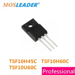 Mosleader, 50 шт в наборе, TO220F TSF10H45C TSF10H60C TSF10U60C TSF10H45 TSF10H60 TSF10U60 высокое качество Шоттки, изменения фаз газораспределения