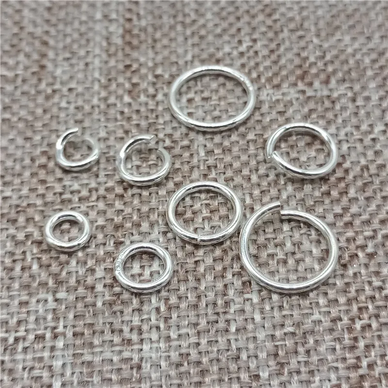 Anelli Aperti In Argento Sterling - 20 G, 4 Mm, 20 Pezzi