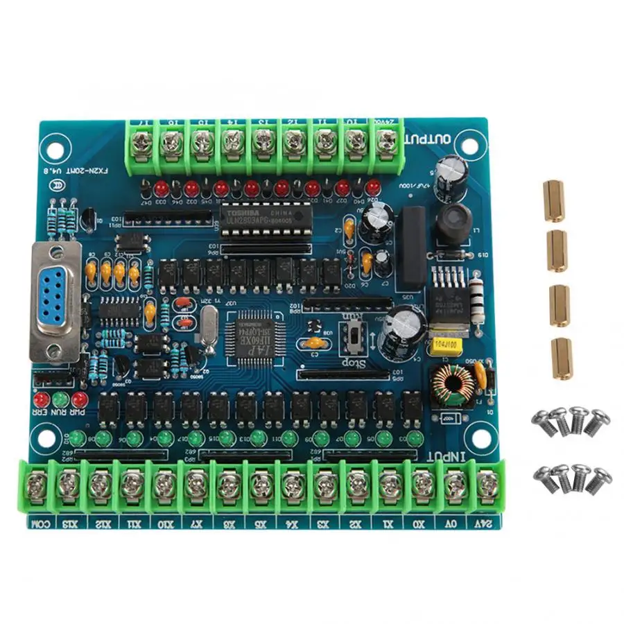 

motor speed regulator Industrial Programmable Control Board 12 Input 8 Output 24V 0.5A brushless motor controller stepper motor