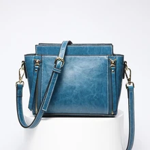 Сумка женская из натуральной кожи повседневные сумочки реального кожанные женские сумки на плечо сумка Популярные женские летние сумочки