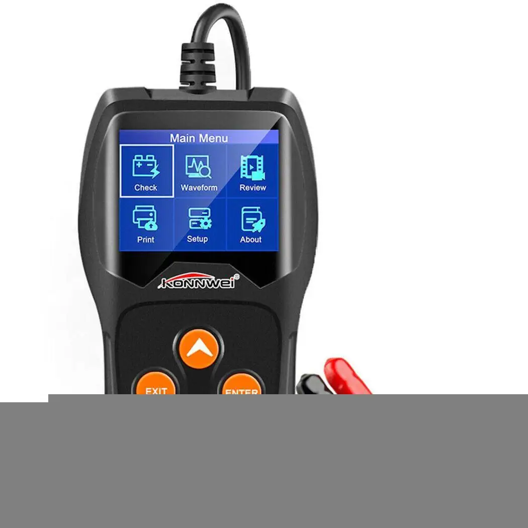 

Professional Car Battery Tester Auto Battery Load Analyzer Alternator Tester No internal batteries required.