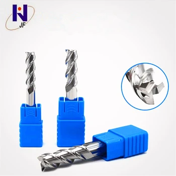 

D3*8*D6*50*3T Parallel shank Solid Carbide Aluminum End mills for High Speed and feed 3 Flute Metric Size