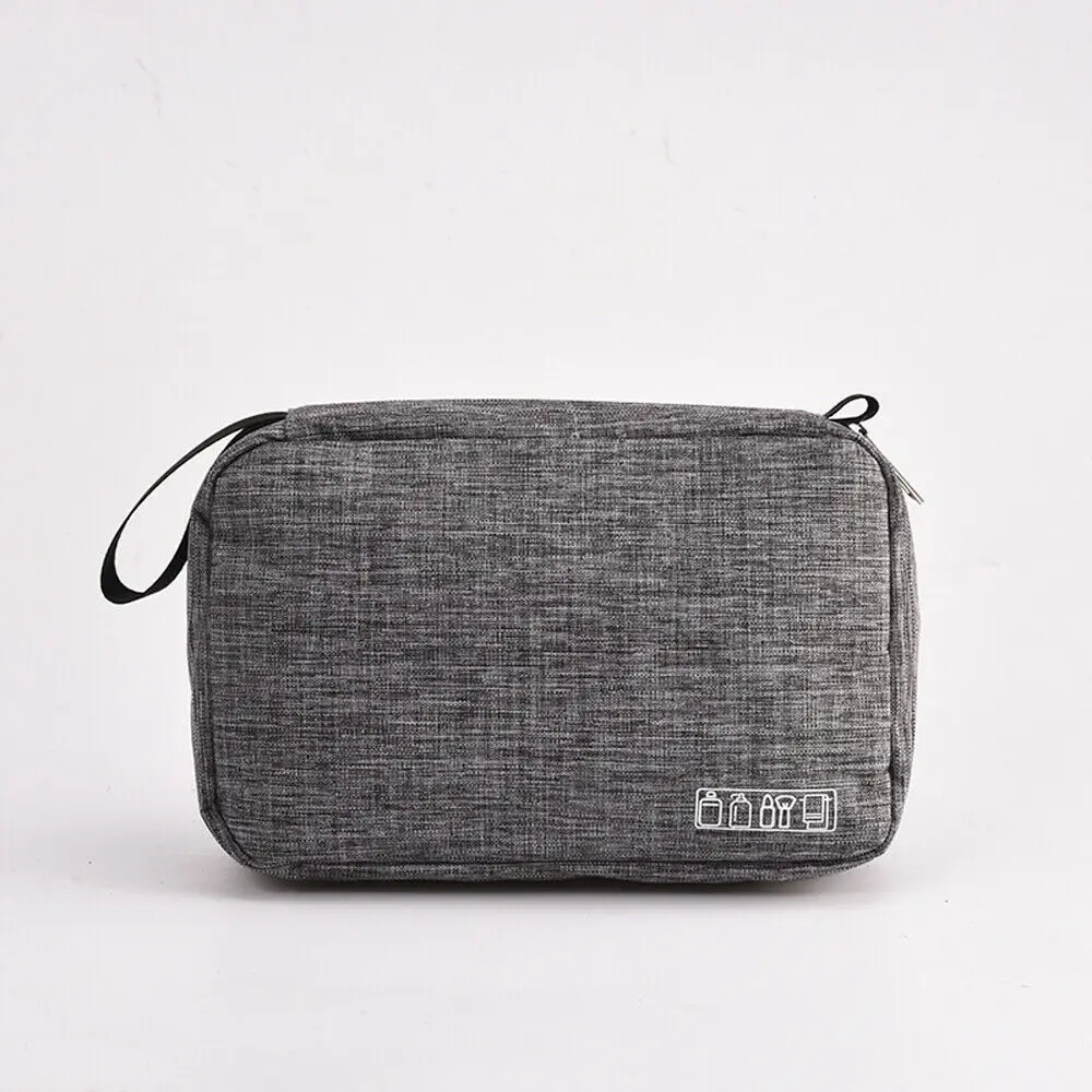 

New Man Women Waterproof Travel Toiletry Organizer Unisex Casual Solid Portable Storage Hanging Bag
