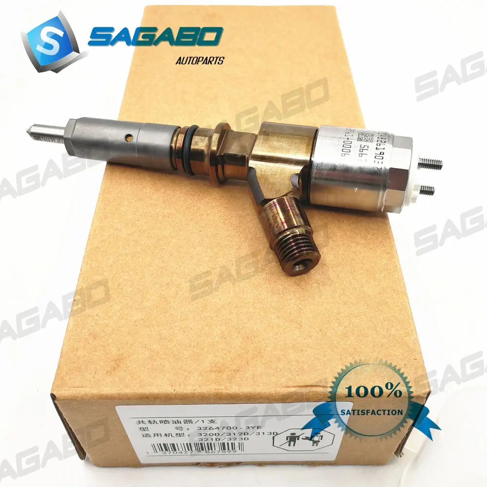 

Free shipping 1 pcs high quality Fuel Injector 326-4700 ,3264700 for 320D Excavator D18M01Y13P4752 Made in China