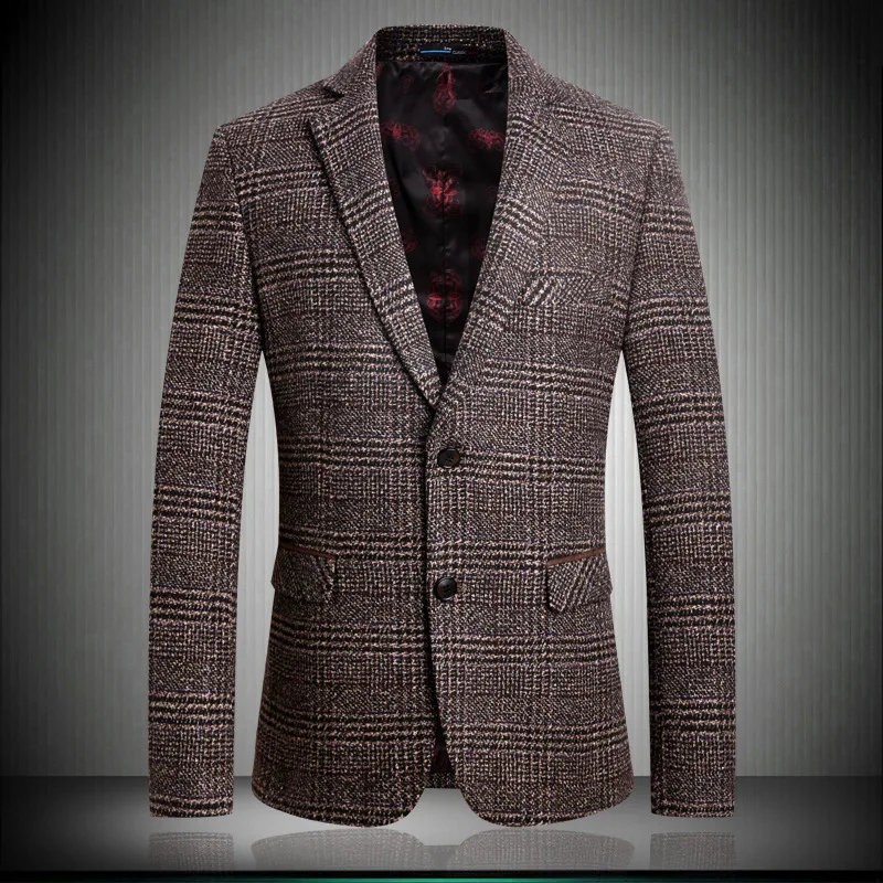 men's plaid blazers