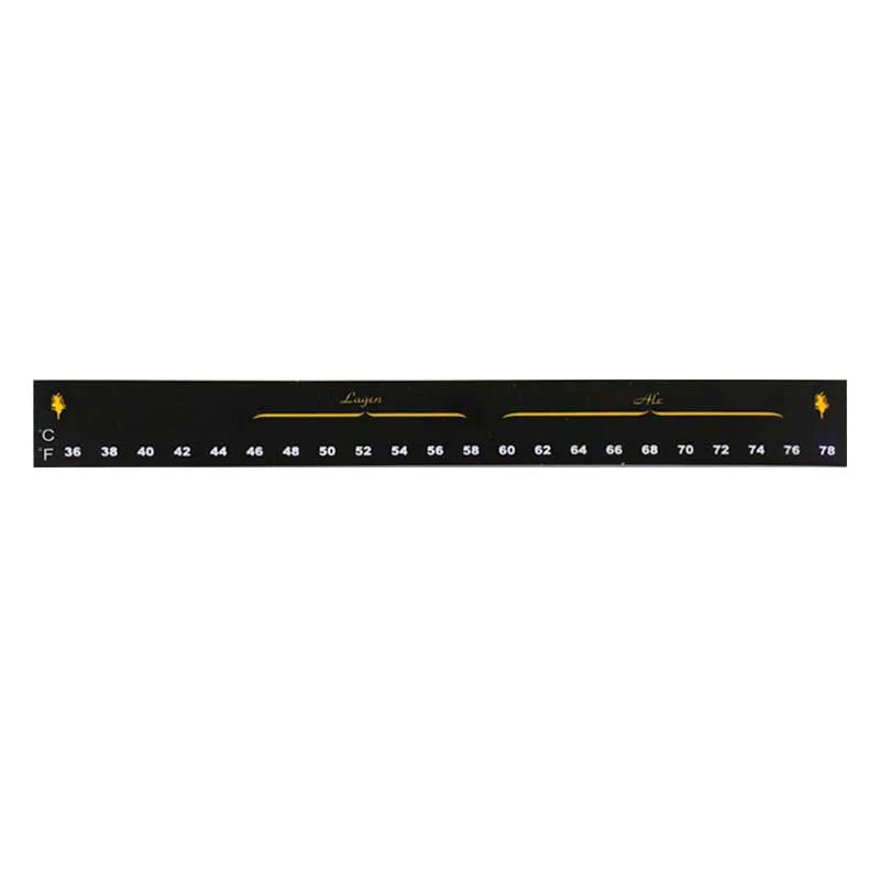 Brewing Thermometer Strip Adhesive Temperature Display Sticker For Carboys Buckets Fermentors brewing thermometer sticker