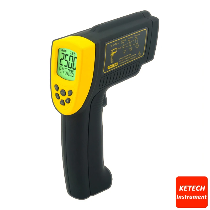 Non contact Handheld Infrared Thermometer Distance Spot Ratio 801