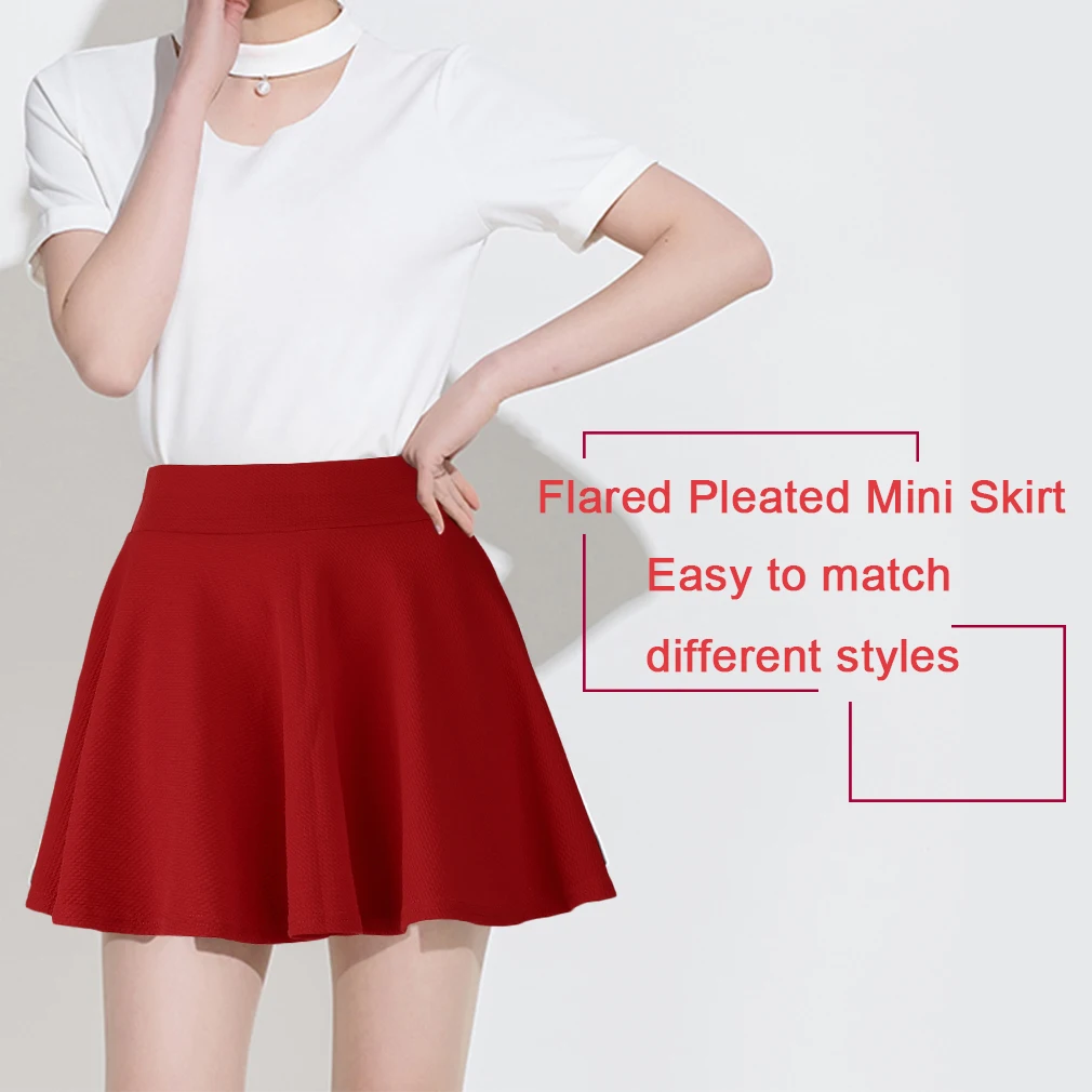 New 2017 Summer style Fashion female mini Skirt sexy Skirt for Girl lady Korean Short Skater Women Clothing Bottoms Skirts