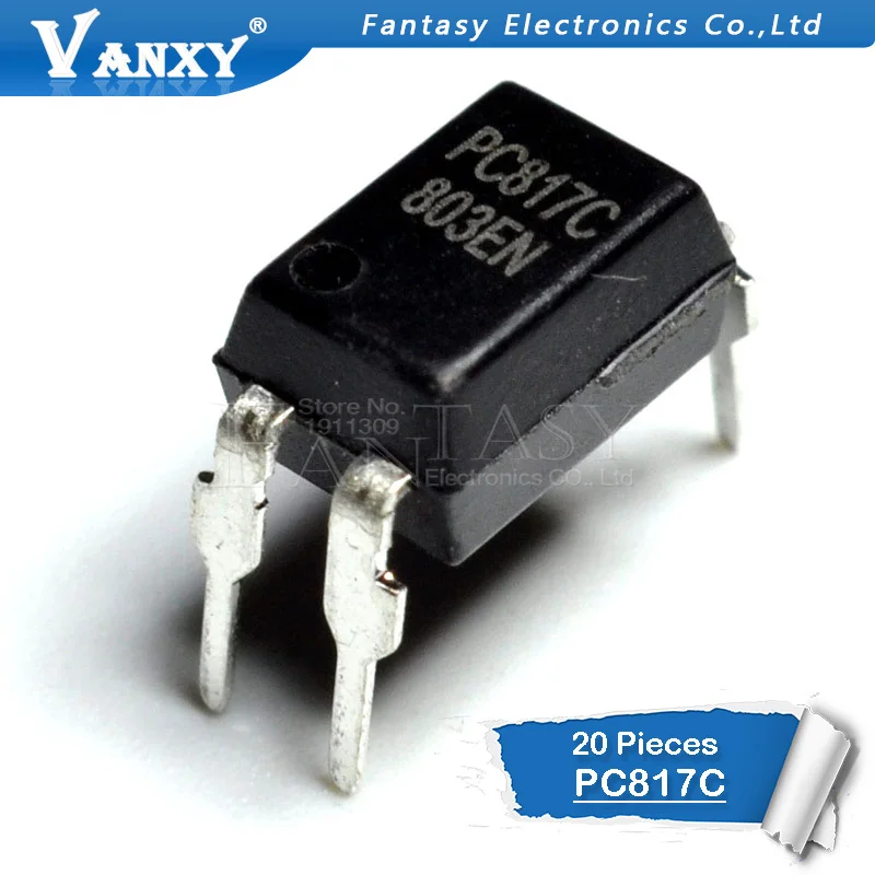 

20PCS PC817C DIP4 PC817-C DIP PC817 C new and original IC