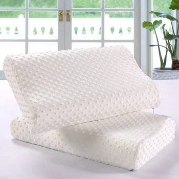 

memory foam pillows,size 40x60cm high quality memory foam Massage bedding pillow,velvet foam pillow cover detachable pillows