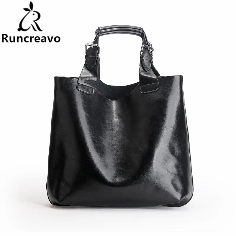 

Vintage Solid High Quality Genuine Leather Women Handbag Ladies Tote Shopper Shoulder Messenger Bags Famous Brand Designer Purse