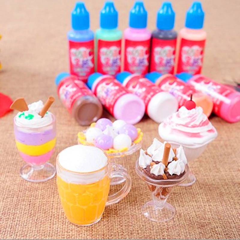 

6/12/17Pcs/Set Kids Toys Ice Cream Cups Kitchen Toys Pretend Play Plastic Food Cups Kitchen Photography Toy Baby Classic Toys