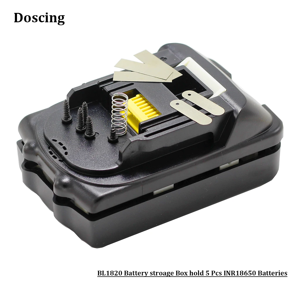

Dosing 18V Li-ion Replacement Power Tool Battery Storage Boxes with BMS For MAKITA 194205-3 194309-1 BL1815 BL1820 Wholesale