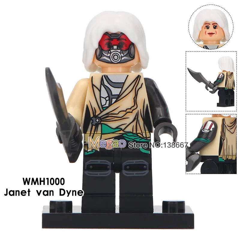 

Single Sale Antman The Wasp Movie Luis Janet Van Dyne Goliath Hank Pym LuisMarvel Building Blocks Children Toys