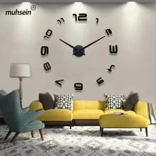 2020 Home Decoration Living room Watches Fashion Brief Quartz Clock Large New Silent Wall Saat Classic Style