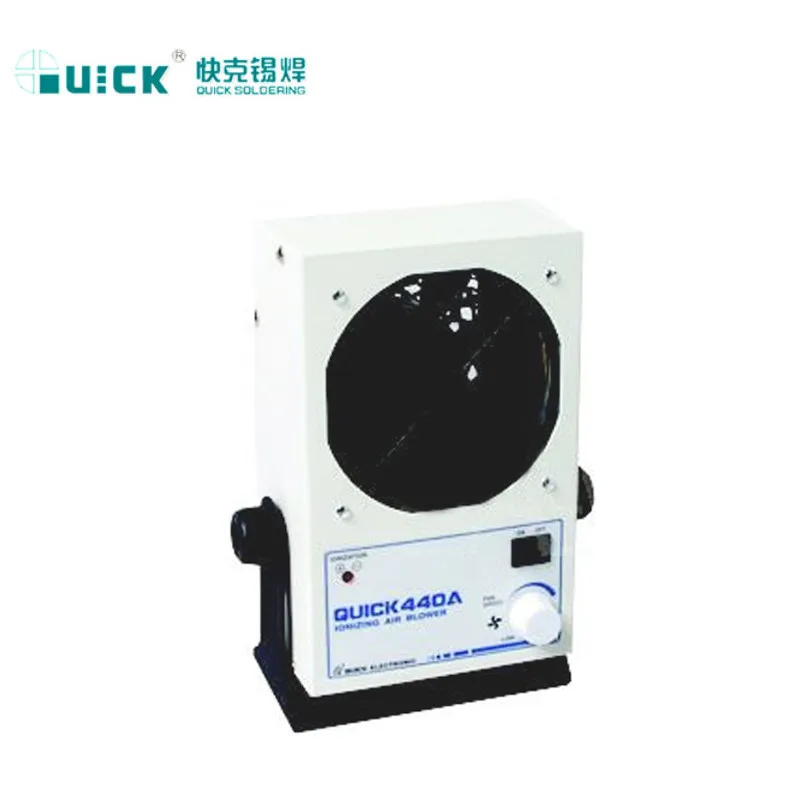 Quick 440A AC ion fan large range of ion wind Static eliminator 20W 2.4 m3 / min