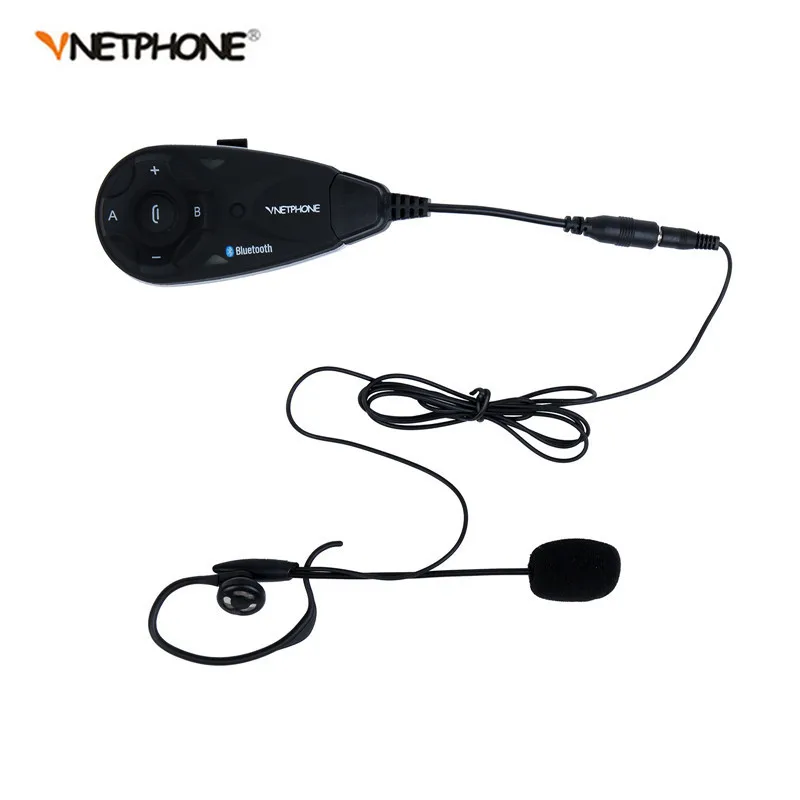 

Vnetphone 1PCS V5C Real Time Talking Referee Full-duplex Intercom Stereo Bluetooth BT Interphone Referee Intercom Headset