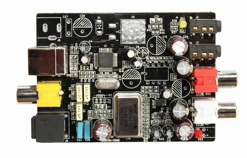 24bit 192KHZ DAC USB sound card Optical fiber Input USB coaxial output