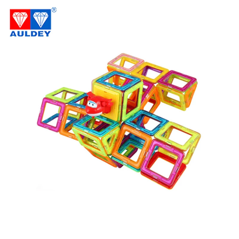 AULDEY Супер Крылья 134 шт. магнитные блоки Jett высокое качество обучения и образования Строительство и строительная игрушка пространственная математика
