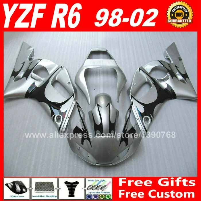 2003 yamaha yzf r6 fairings