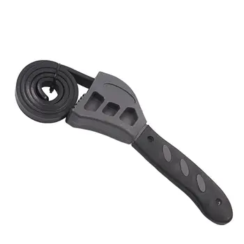 

MYLB-500mm Multitool Universal Wrench Black Rubber Strap Adjustable Spanner For Any Shape Opener Hand Tool Car Repair Tools