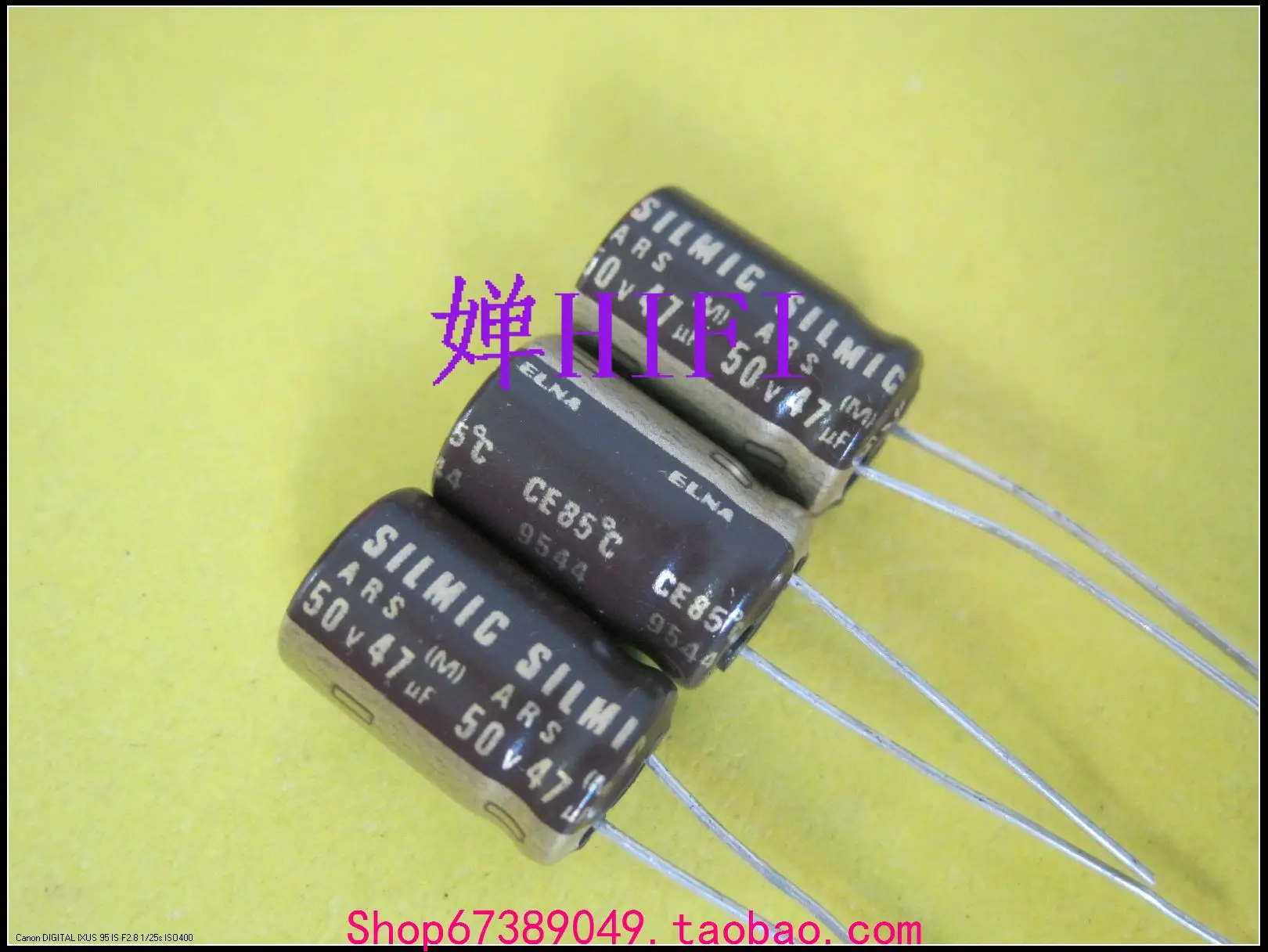 50pcs Imported ELNA original SILMIC-ARS electrolytic capacitors 50v47uf 10x16mm free shipping