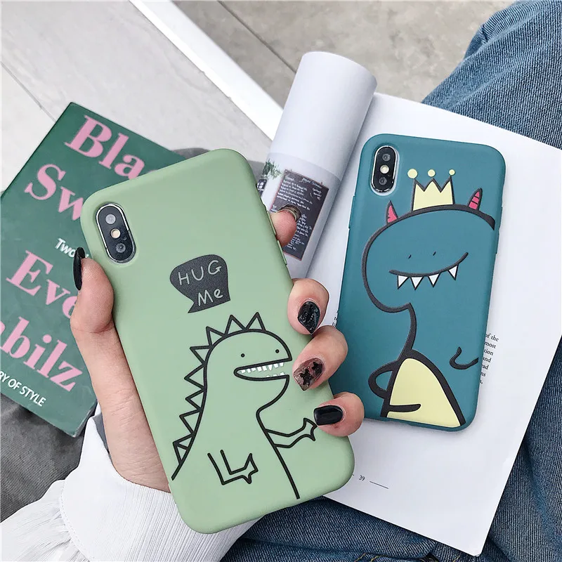 Мягкий силиконовый чехол с мультяшным забавным динозавром для Huawei P30 P20 P10 Pro Honor 10 9