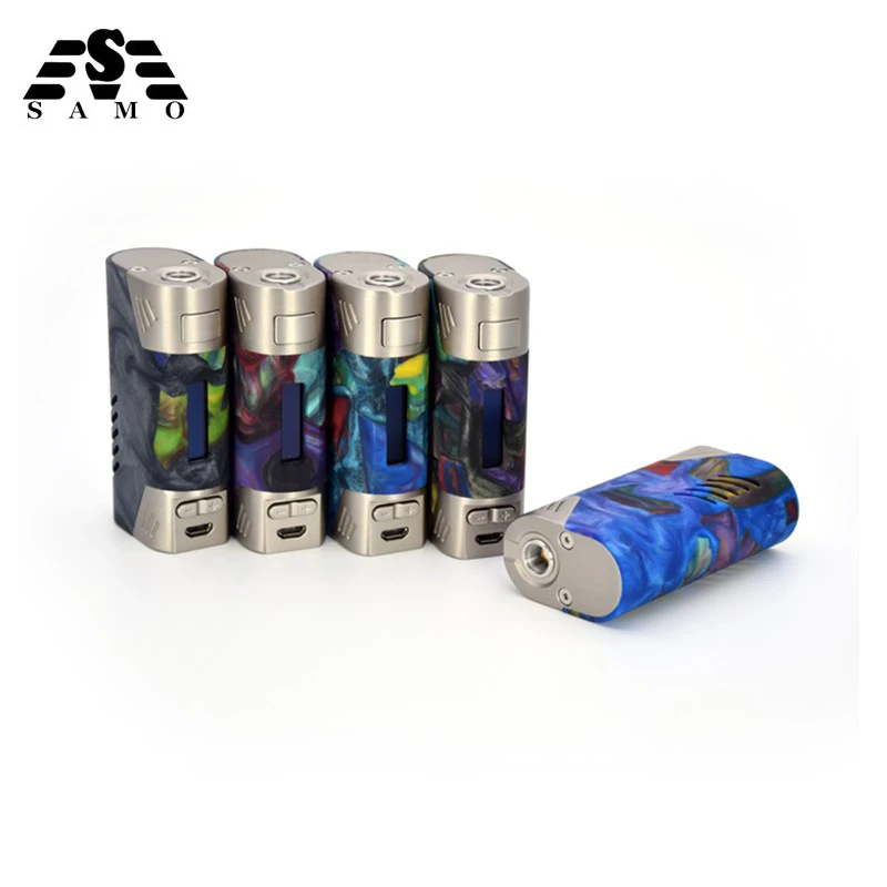 

5PCS Original Orbit 80W Box Mod packing resin mods Vaporizer 5-80w 510 thread Good quality electronic cigarette Vaporizer vape