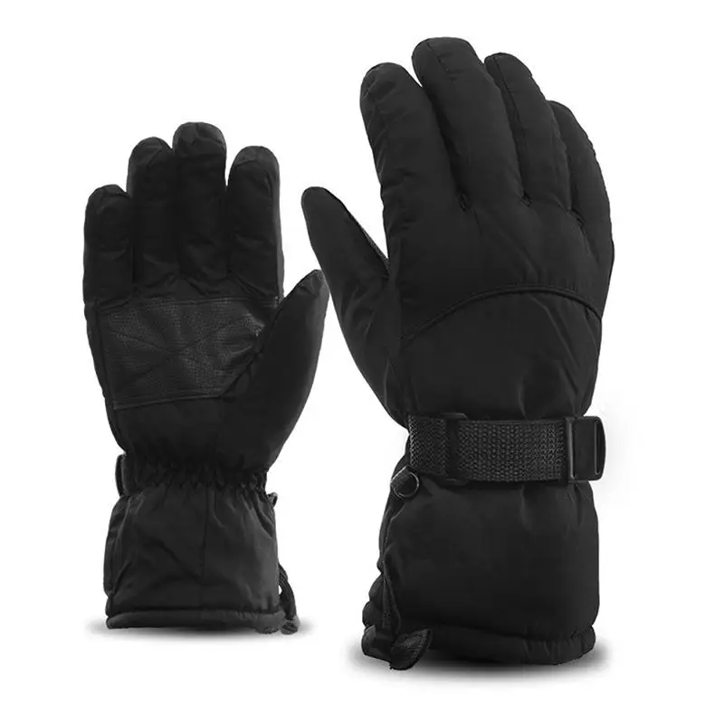 LumiParty Men's Ski Gloves Fleece Snowboard Gloves Windproof Waterproof